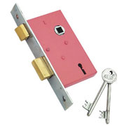 Mortise Lock 4/6 Lever Steel Special Reversible